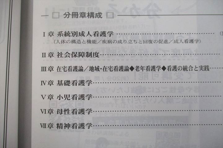 VP26-041 さわ研究所 看護師国家試験 これで完璧！ 看護国試過去完全攻略集 第I〜VII章 2023年版 計7冊 88L3D