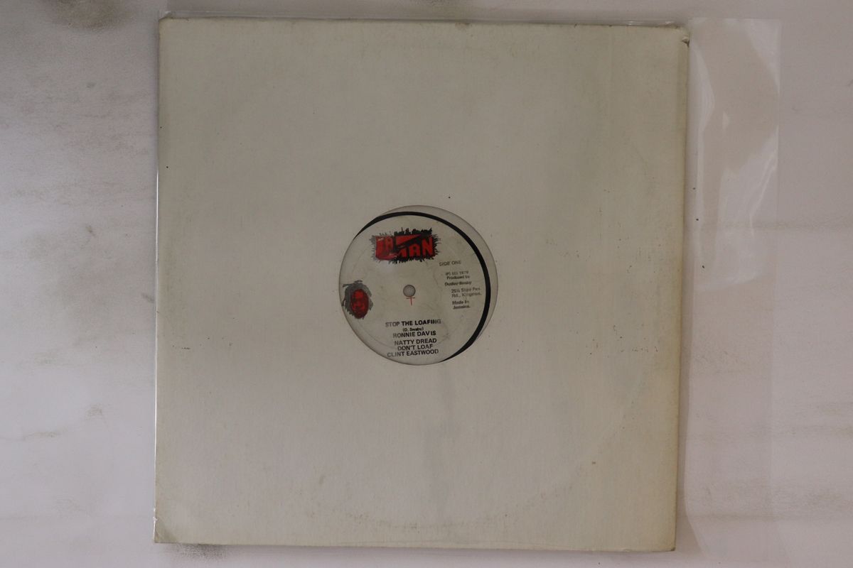 ジャマイカ12” Ronnie Davis | Clint Eastwood Stop Your Loafing | Natty Dread Dont Loaf none Ja-Man Records |00250