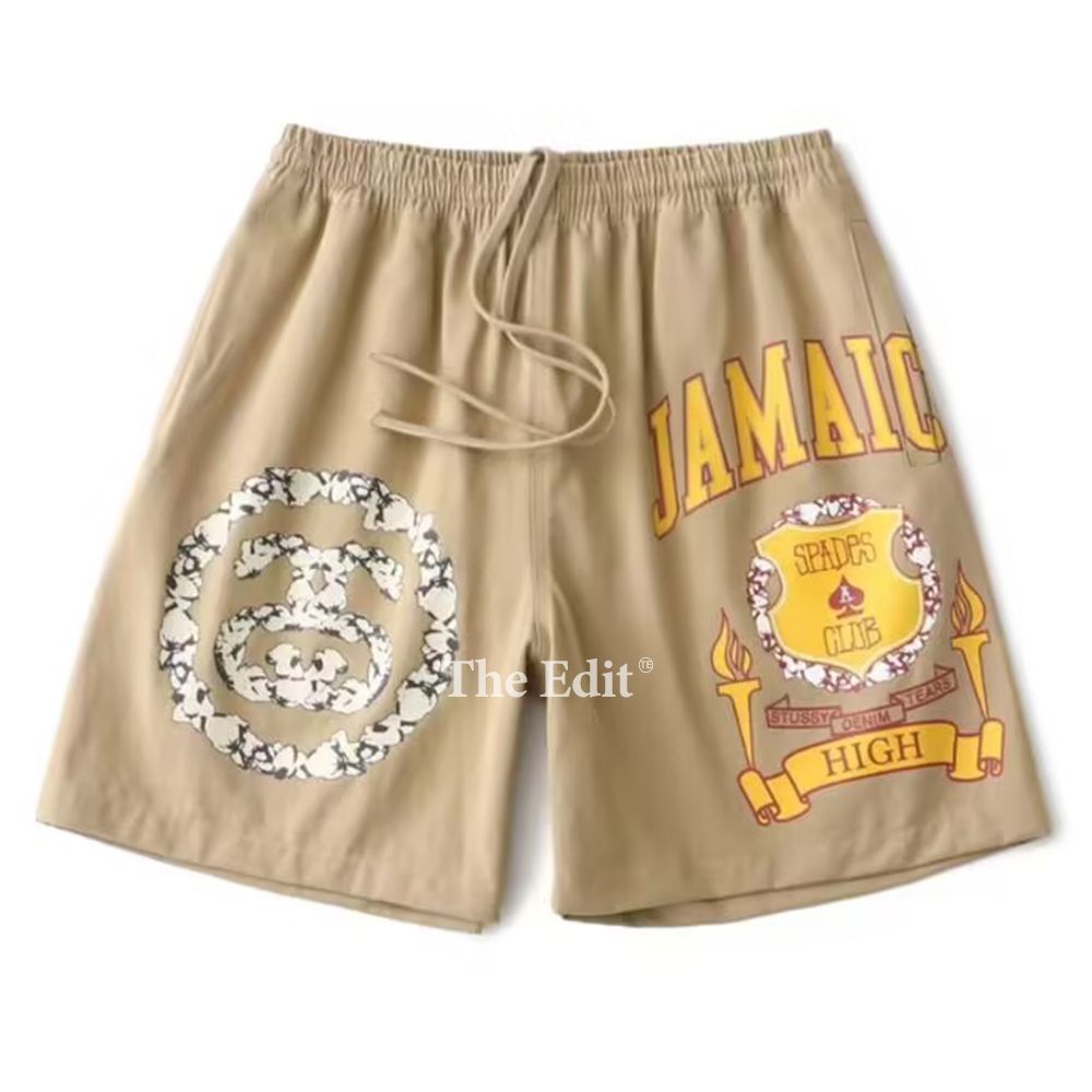 STUSSY X DENIM TEARS GYM SHORT ステューシー デニムティアーズ
