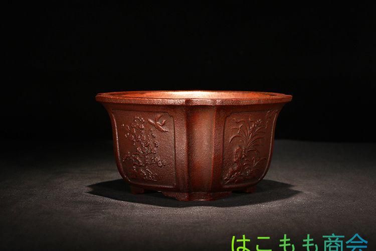 盆栽鉢 植木鉢 小品盆栽鉢 大品盆栽鉢 六方腰盆 蓮花盆