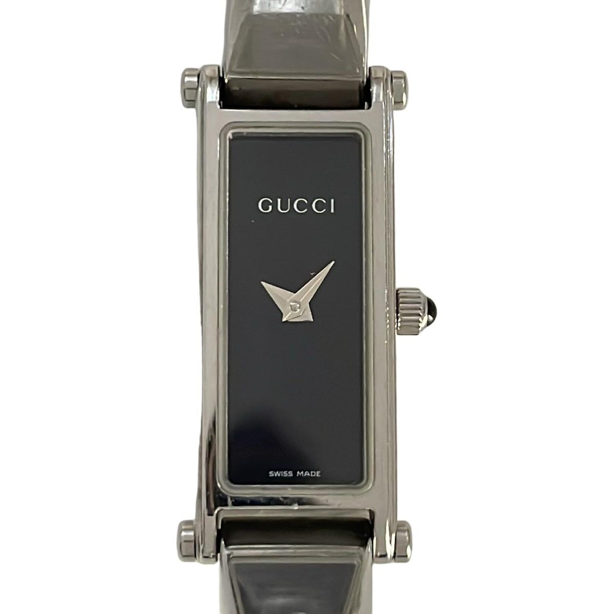 GUCCI グッチ 腕時計 - 1500L レディース 黒