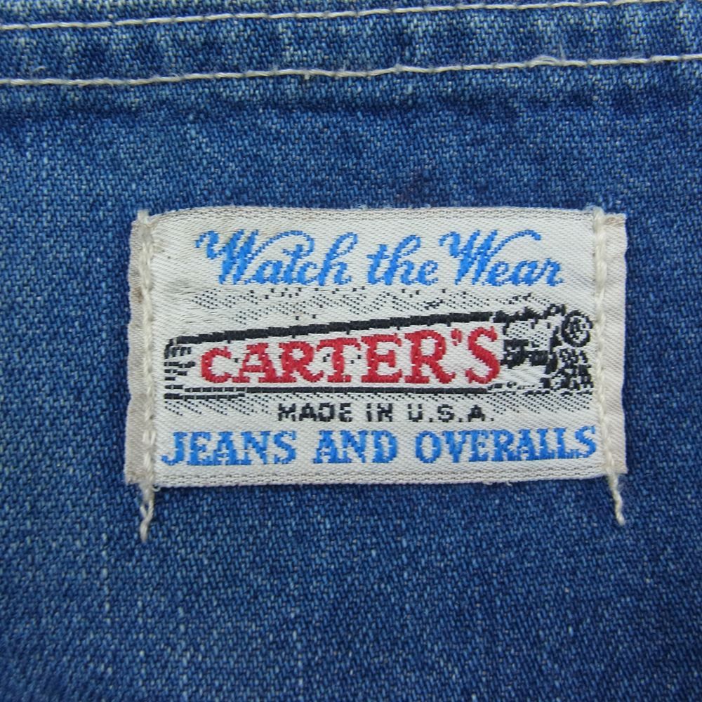 1970s〜90s CARTER'S カーターズ 列車タグ ヴィンテージバナー
