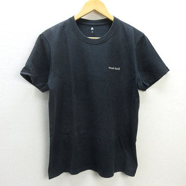 G□モンベル/montbell プリントTシャツ/452139902【M】黒系