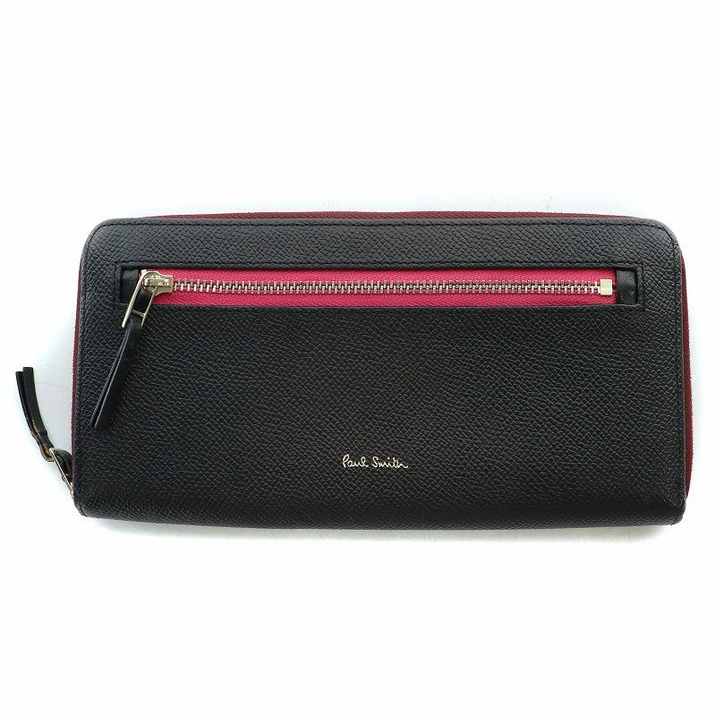 ポールスミス Paul Smith 長財布 本革 ブラック W38610 Paul Smith ポールスミス 長財布 本革 ブラック W38610 : Dstock
