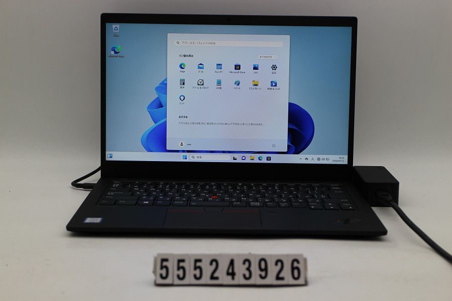 Lenovo ThinkPad X1 Carbon 7th Gen Core i5 8265U 1.6GHz/8GB/256GB(SSD)/14W/FHD(1920x1080)/Win11 【555243926】
