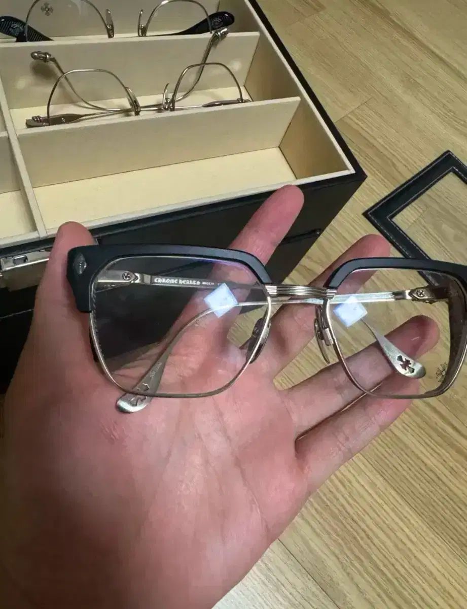 Chrome Hearts クロムハーツ メガネ レグマ lgma ブラックシルバー