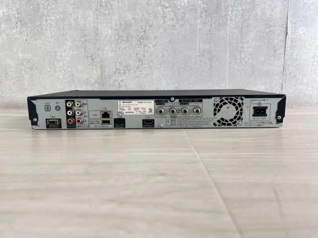 シャープ アクオス ブルーレイレコーダー 【】動作保証 SHARP BD-W2300