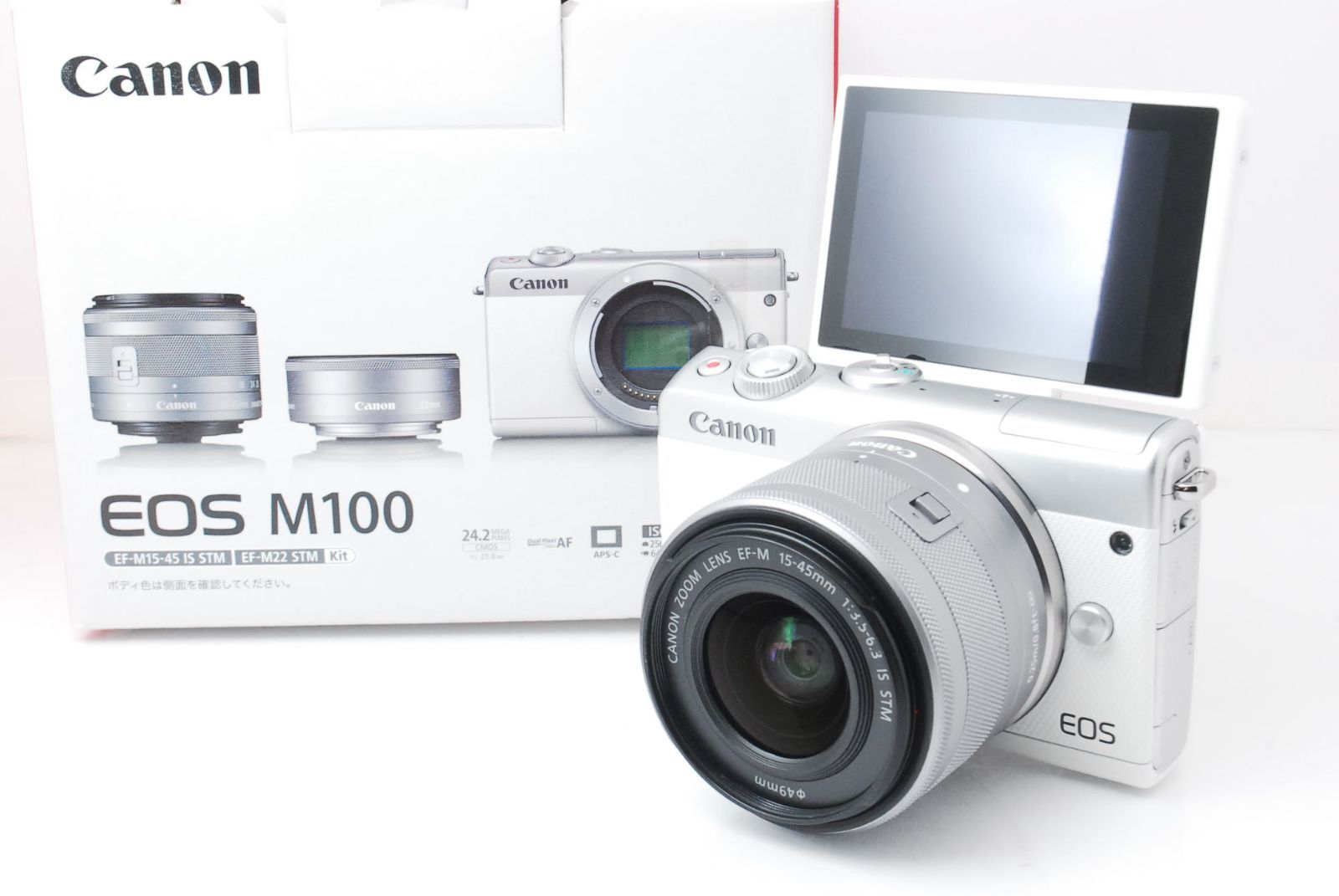 ❤️極美品✨コンパクト・オシャレ・ハイクオリティ★キヤノン EOS M100❤️ ❤️極美品✨コンパクト・オシャレ・ハイクオリティ☆キヤノン EOS