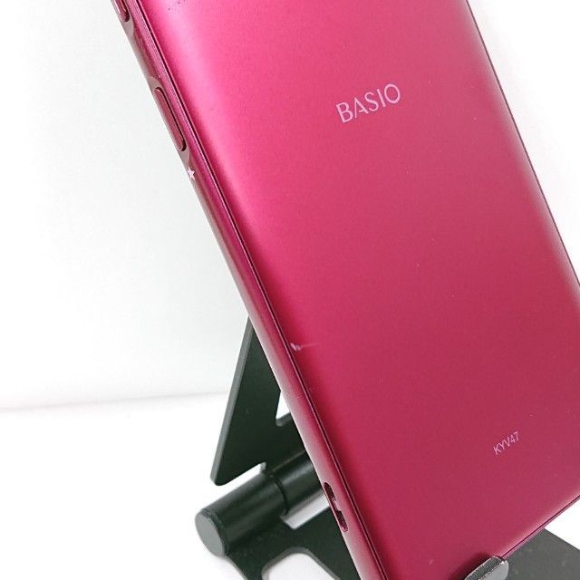 京セラ　BASIO4 kyv47 ワインレッド JA76 BASIO4 KYV47-u ワインレッド スマホ本体 au
