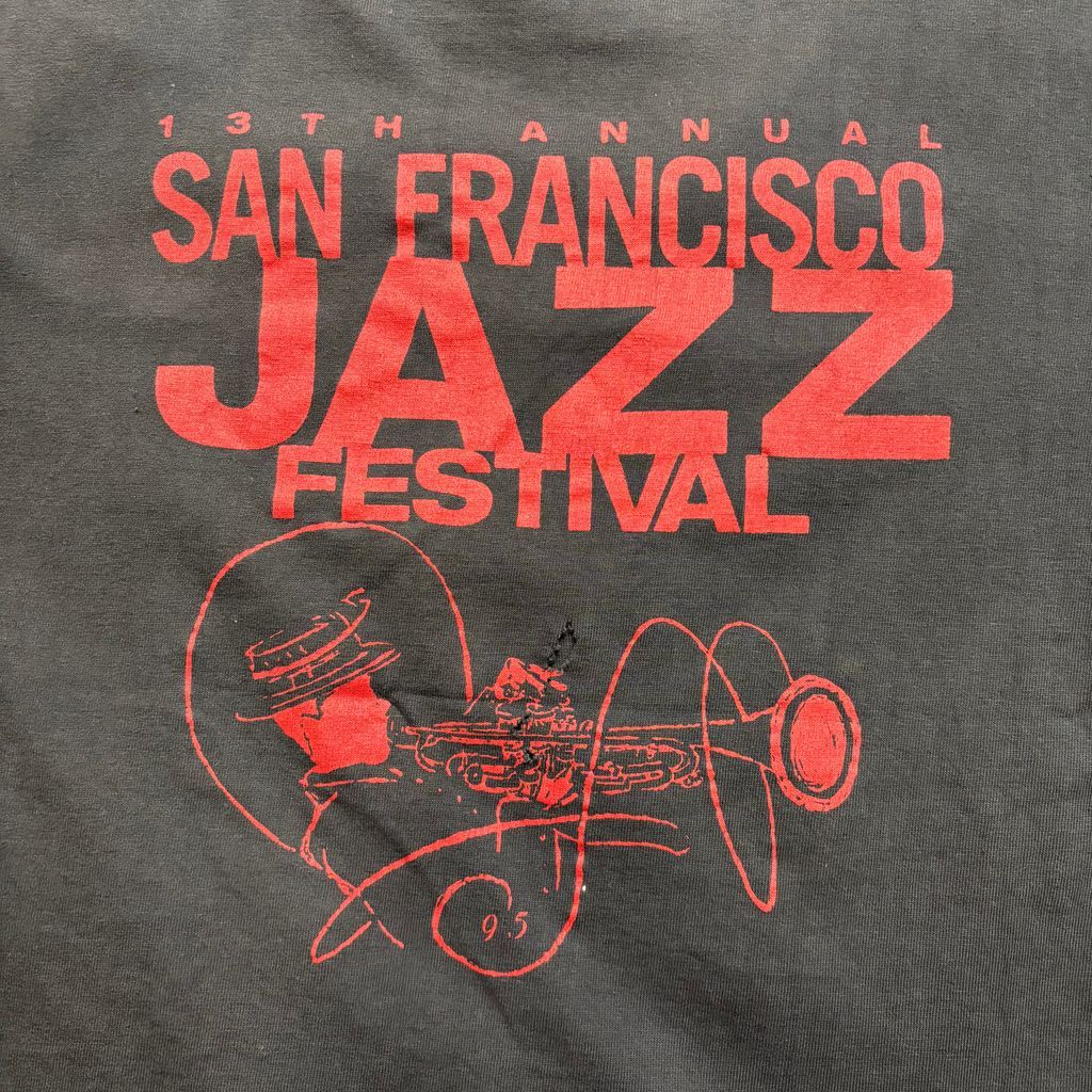 1995年 サンフランシスコ JAZZ FESTIVAL × California Blues T