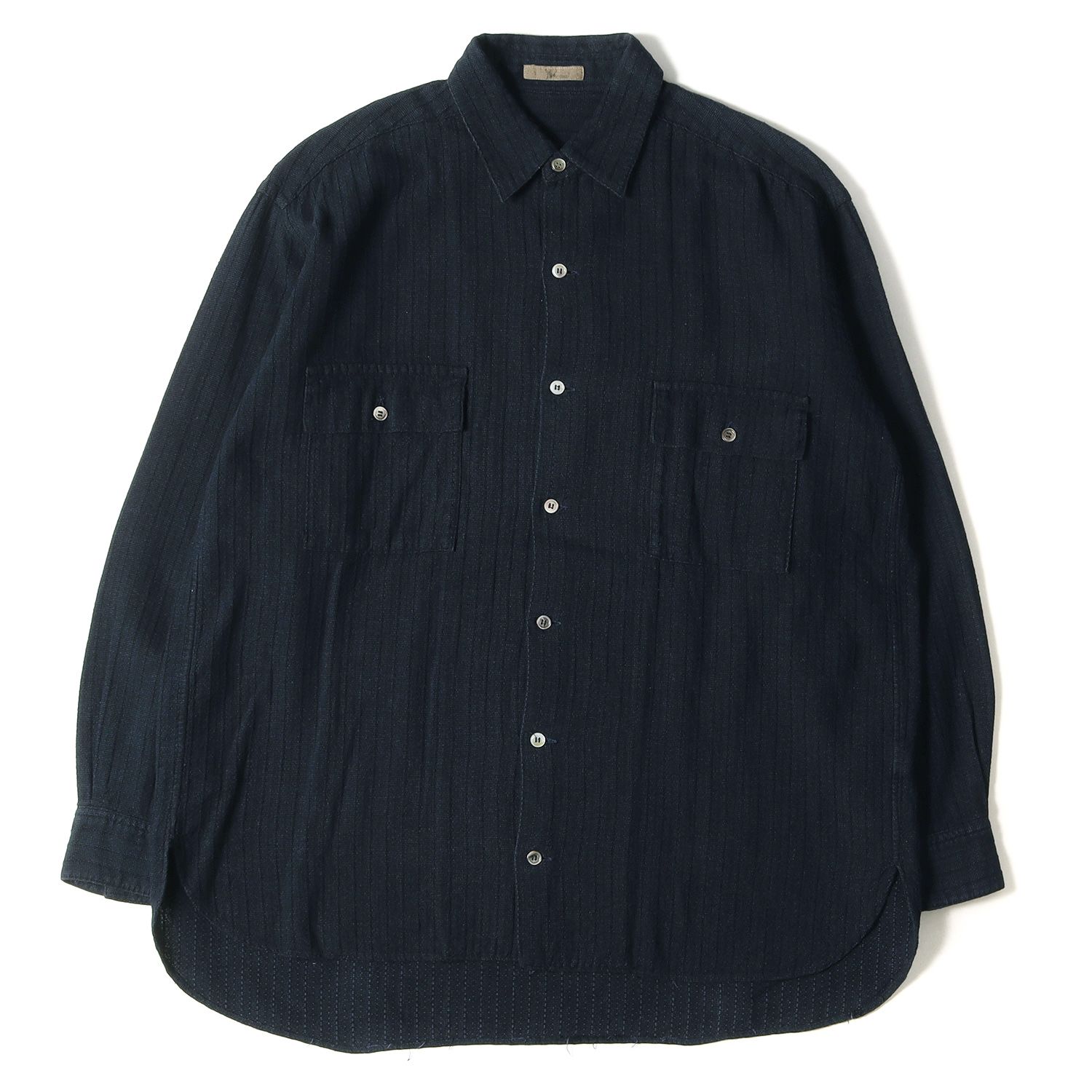 Yohji Yamamoto Ys ヨウジヤマモト シャツ シャドーストライプ エン 