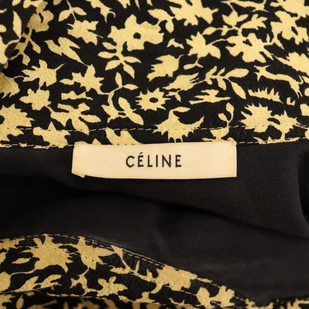 celine セリーヌ フィービー期 フラワープリント開襟シャツ オレンジ celine セリーヌ フィービー期 フラワープリント開襟シャツ オレンジ