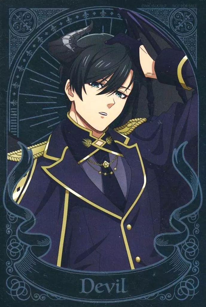 中古】ポストカード 糸師凛(箔押し仕様/悪魔ver.) ポストカード