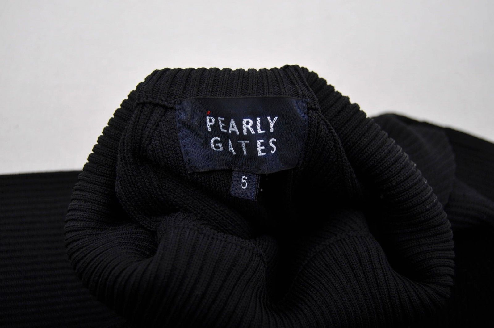 中古 メンズ パーリーゲイツ PEARLY GATES セーター 5(L) 黒 ブラック