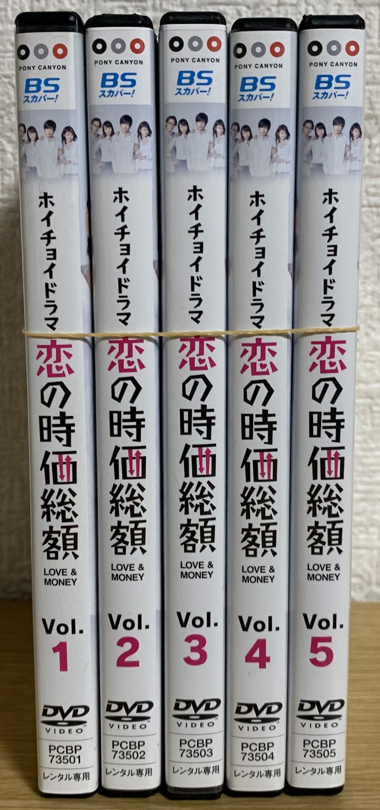 恋の時価総額 LOVE ＆MONE DVD 全5巻セット 田中圭 木南晴夏