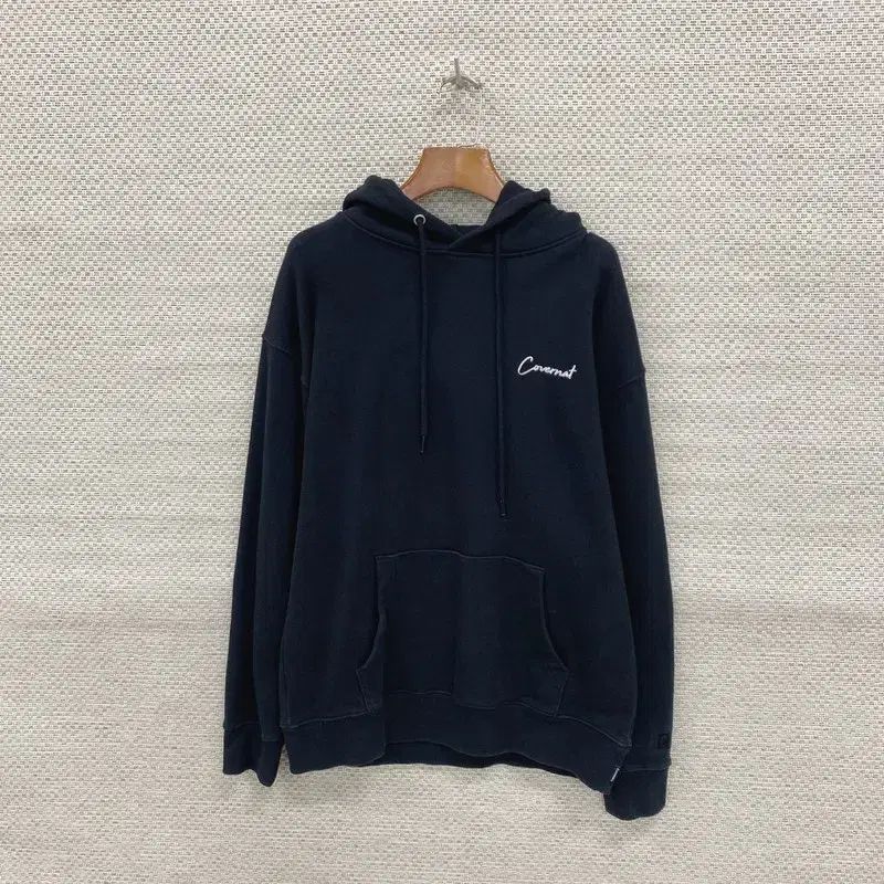 【雷市場（ポンジャン）商品韓国直送】 COVERNAT(カバーナット) 刺繍ロゴ バックロゴ オーバーサイズ フード付きTシャツ 100 K07297