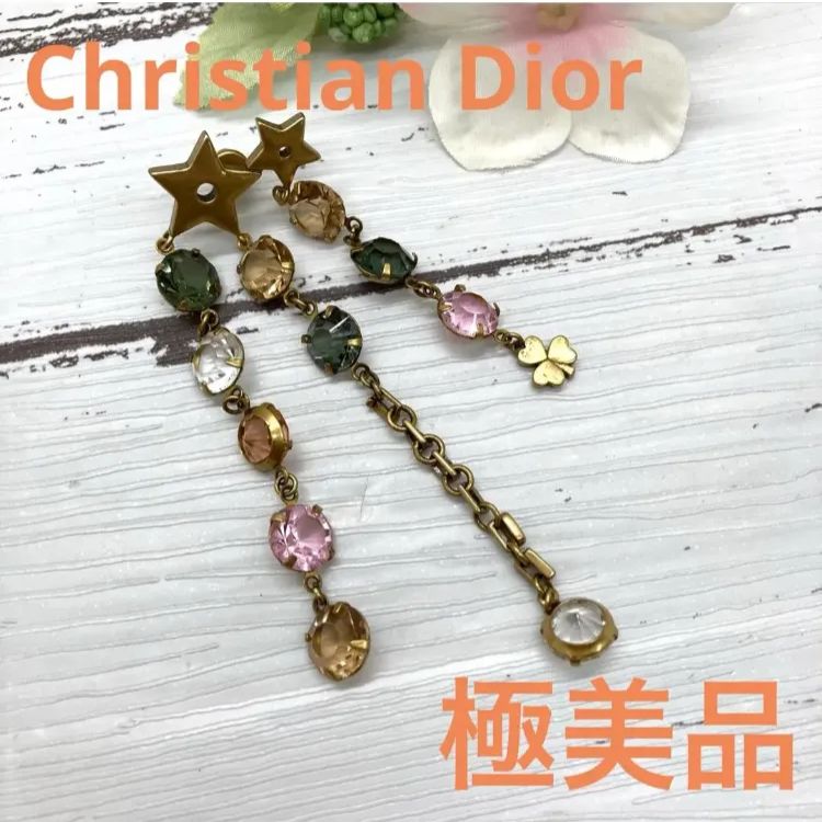 極美品❣️ DIOR ディオール 片耳のみ スター ピアス