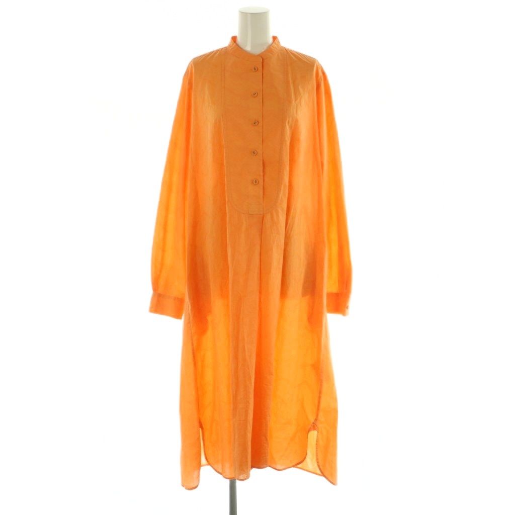 エタブルオブメニーオーダーズ Eatable of Many Orders Heart Blouse Long HEM_Kaizuka JQ ワンピース 長袖 ロング M オレンジ |NR OS SH