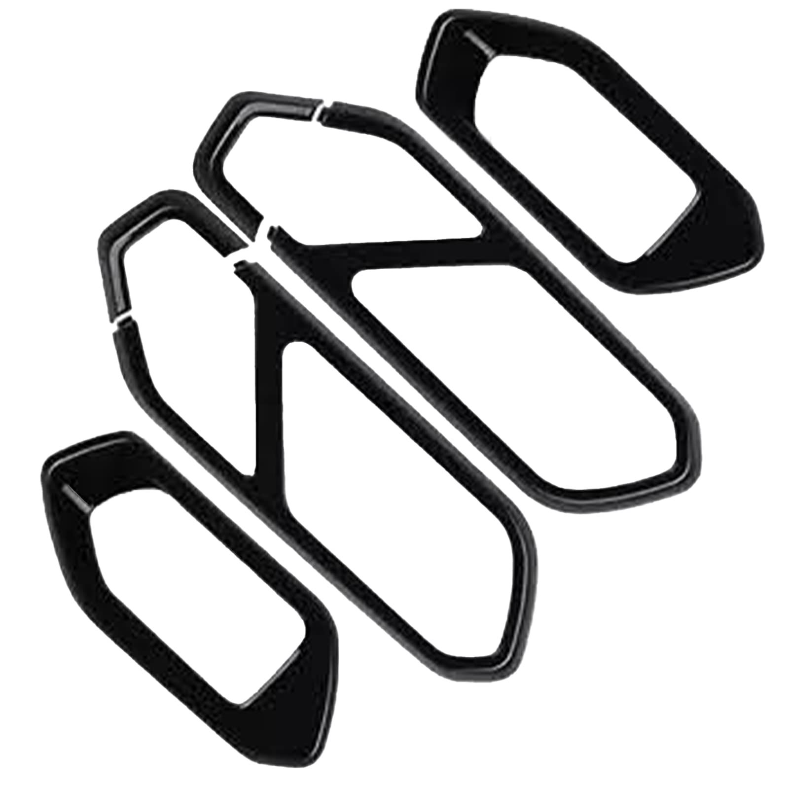 TOMMYFIELD トヨタ ライズ ドアハンドルパネル インナードアハンドルカバー 黒 カバー ブラック [ブラック]