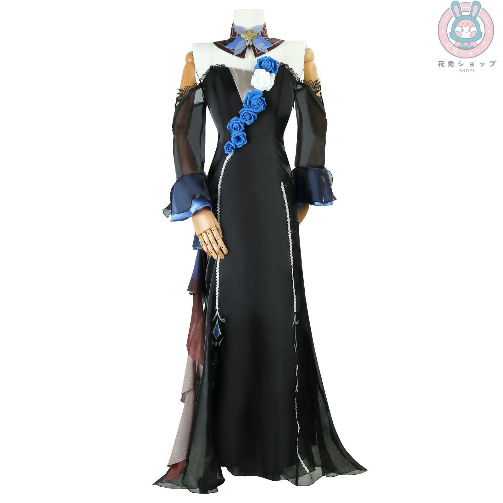 美品 慈雨 ブラウン ドット柄 ワンピース ロングベスト センソユニコ