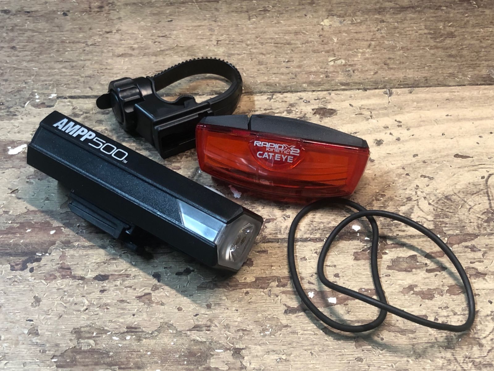II840 キャットアイ CATEYE AMPP500 500ルーメン | RAPID X2 Kinetic 前後ライトセット