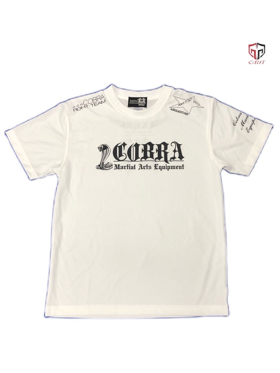 COBRA TRAINING DRY TEE 1705 COBRA LOGO  WHITE