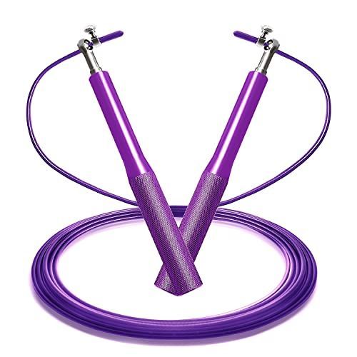 紫色(Purple) Catsobat 縄跳び トレーニング用 大人 子供 高速 紫色(Purple) Catsobat 縄跳び トレーニング用 大人 子供 高速