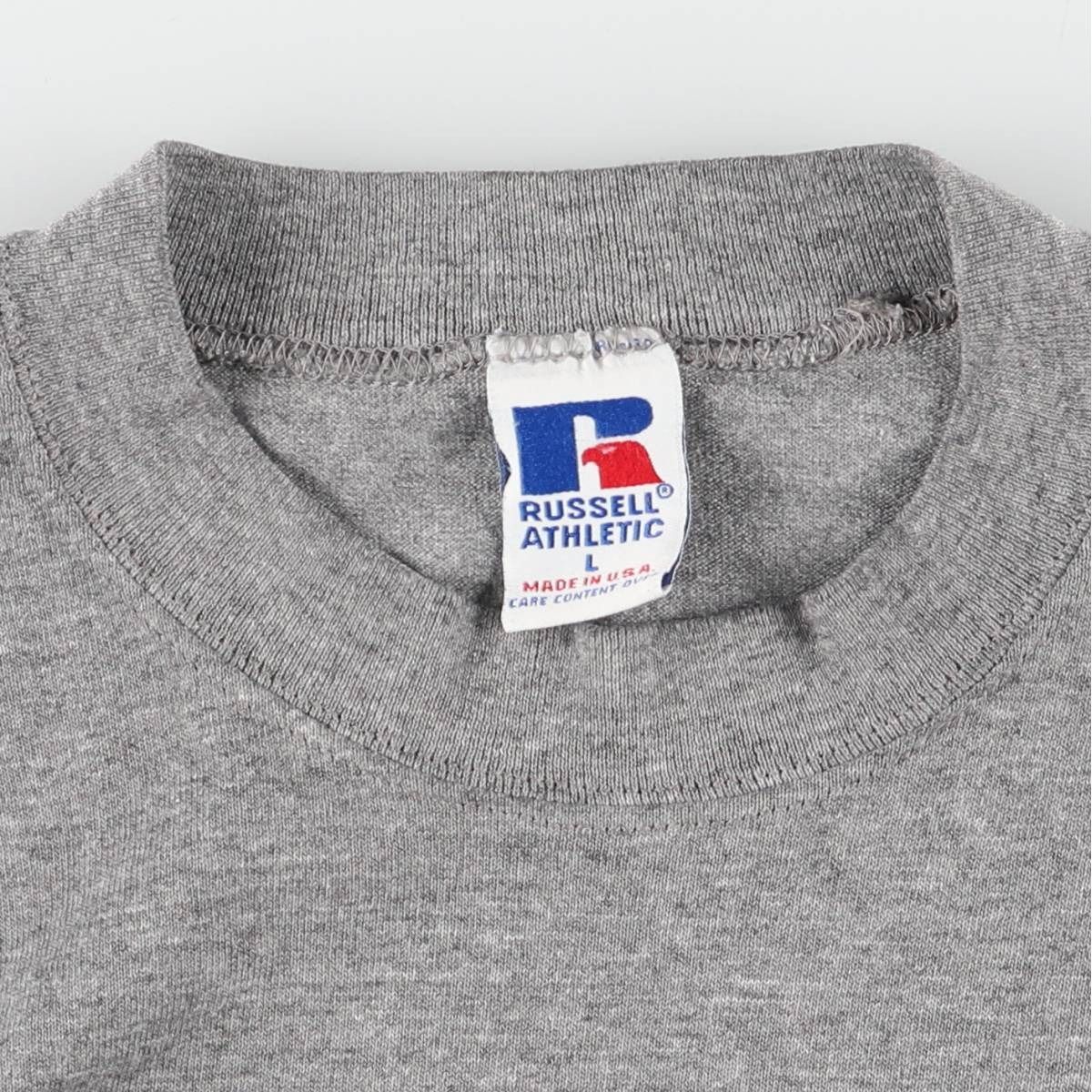 ジ*ム様 90s Russell Athletic ハイコットン グレー XL 90s Russell Athletic スウェット グレー ハイコットン USA製 90年代