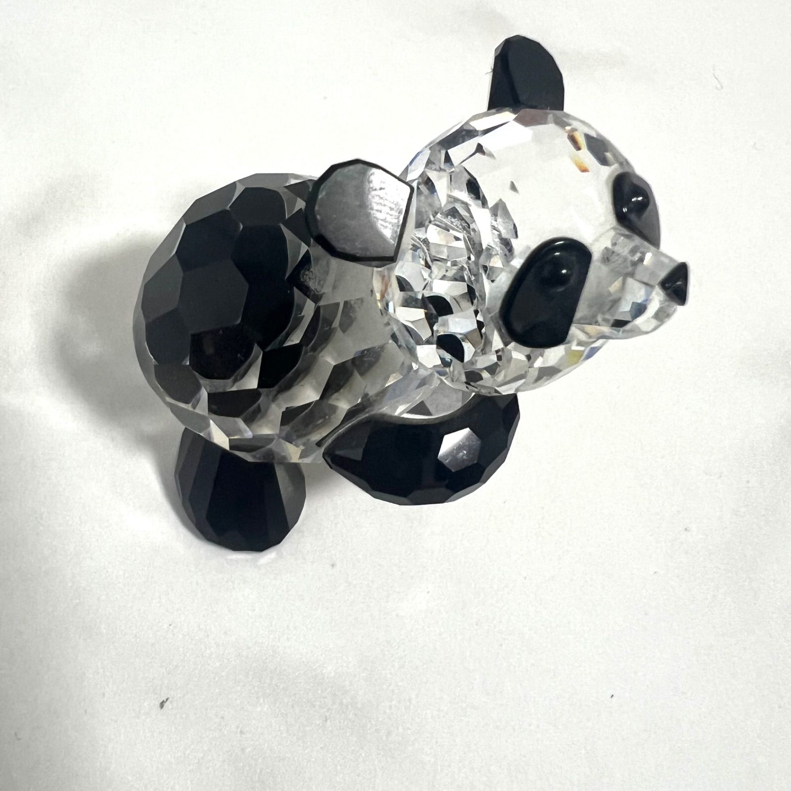 SWAROVSKI スワロフスキー クリスタル 置物 マザーパンダ 親子 パンダ 