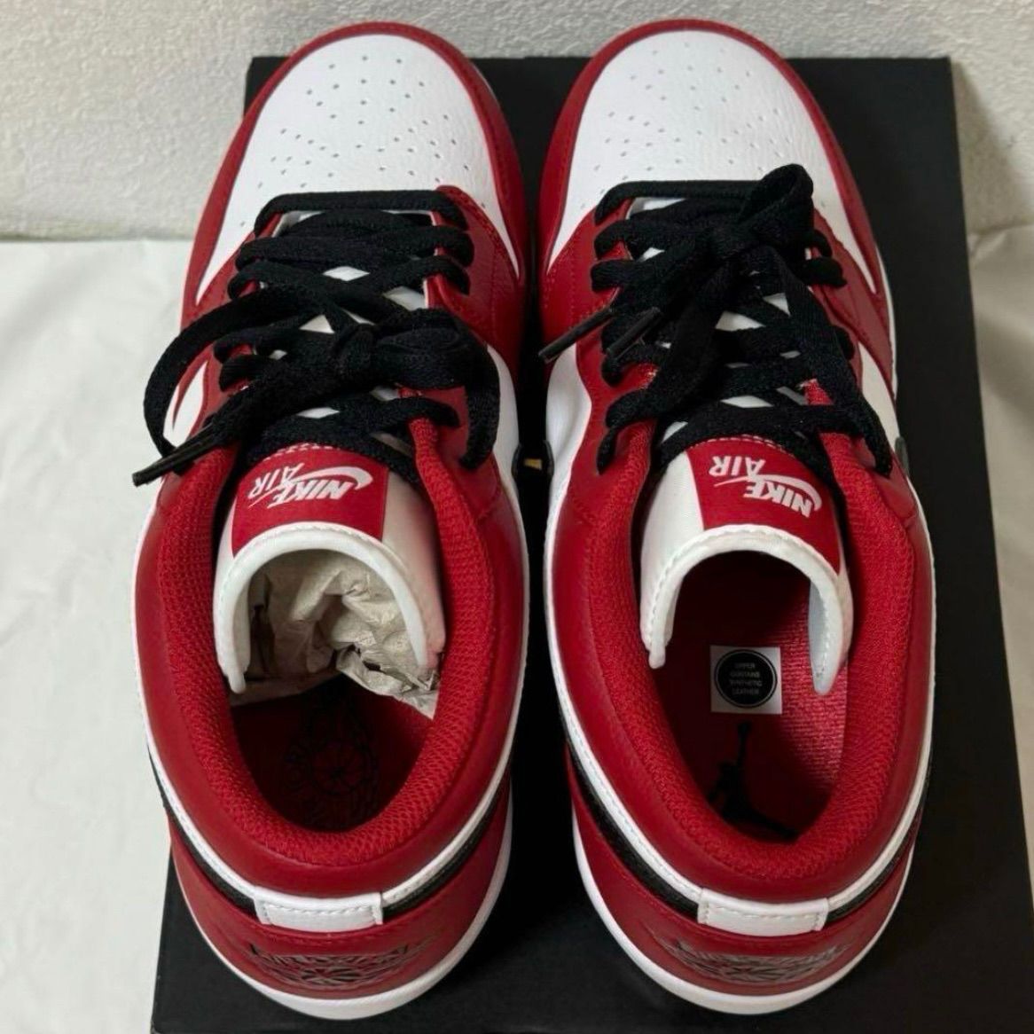 Jordan 1 RETRO MCS LOW 白×赤 スパイク ☆ NIKE ナイキ ジョーダン