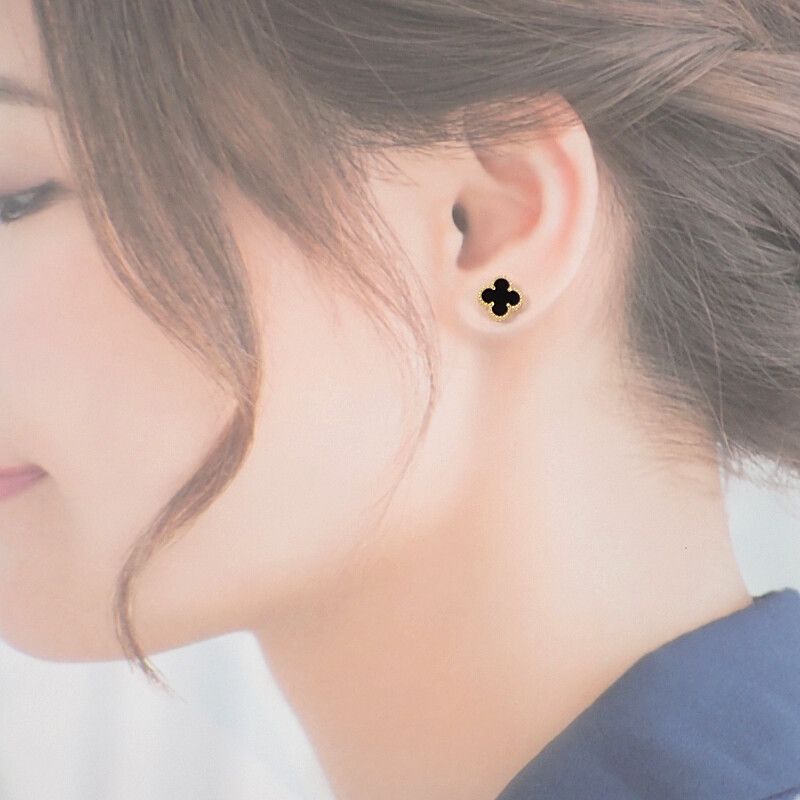 ヴァンクリーフ&アーペル　スウィートアルハンブラ　オニキス　ヘビー Van Cleef ＆ Arpels ヴァンクリーフ＆アーペル スウィート