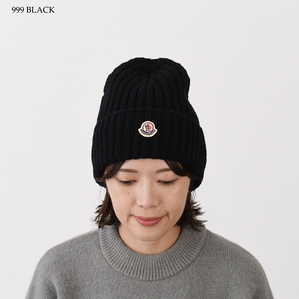 MONCLER モンクレール ウール カシミア ニットキャップ