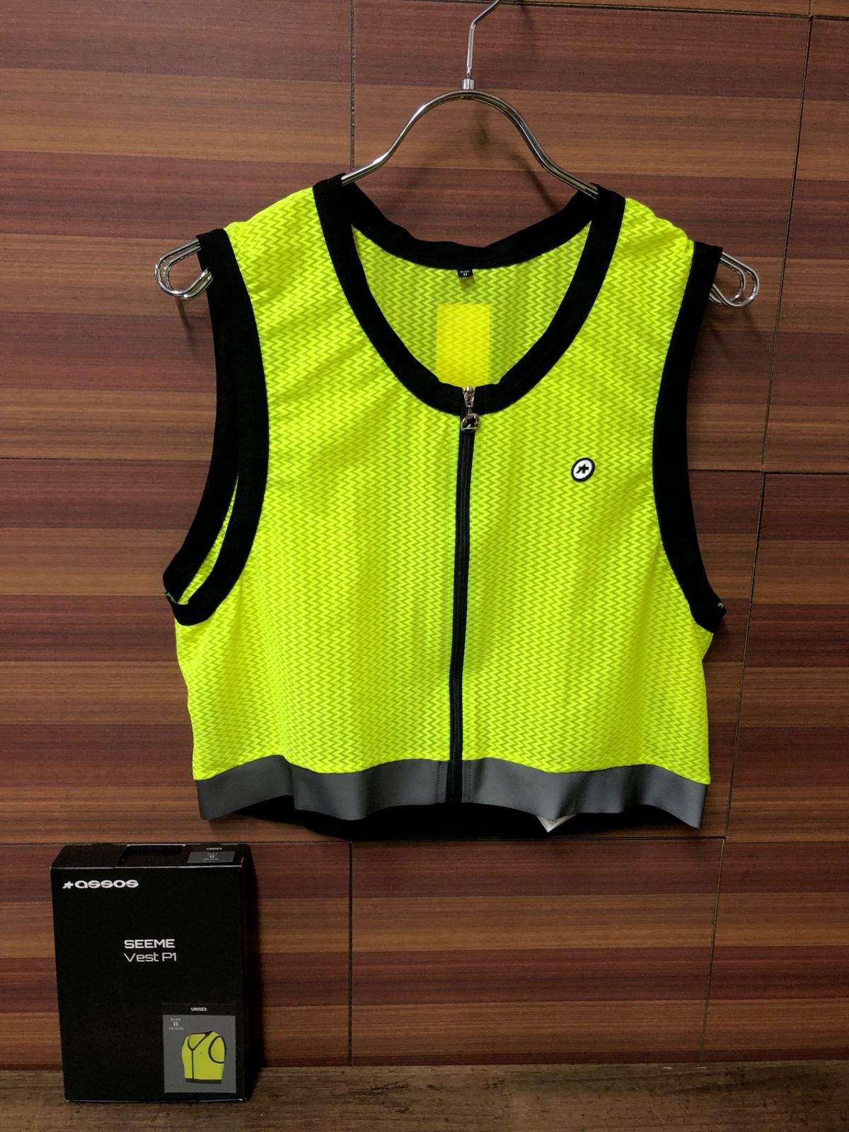 IK452 アソス assos SEEME VEST P1 ベスト 黄緑 2 XL-XLG - メルカリ