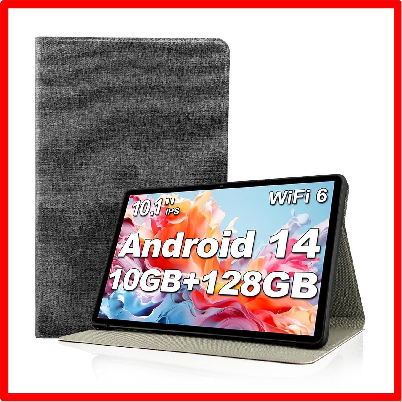 【送料無料 】 TECLAST P30T_グレー TECLAST P30T 用 ケース カバー スタンド機能付き【RIGFUJUN】 保護ケース 衝撃吸収 耐衝