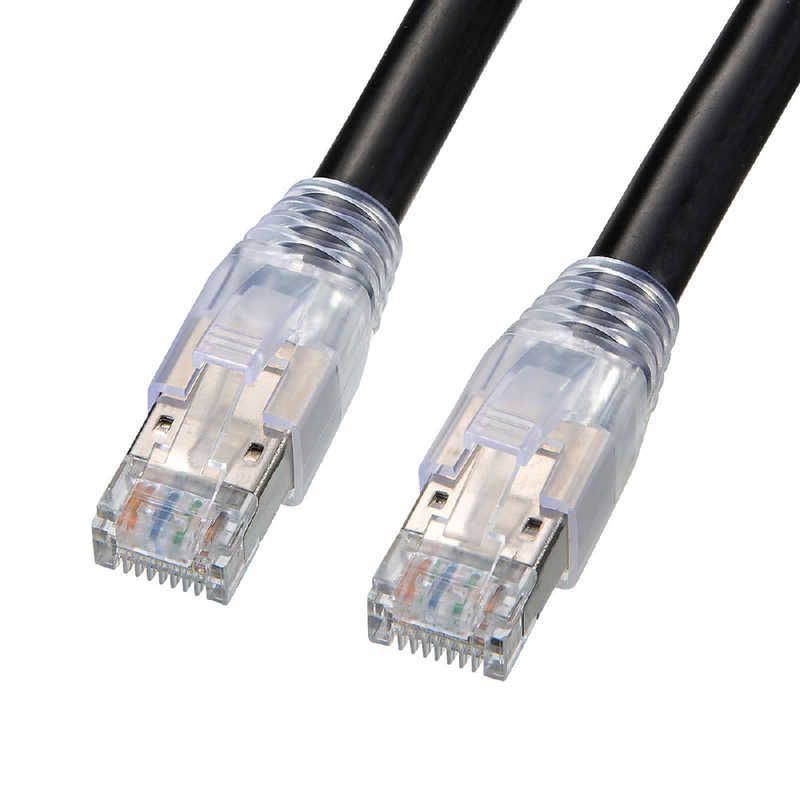 送料無料 ♥ 未開梱 サンワサプライ LANケーブル ブラック 30m |カテゴリー6A |屋外用 KB-T6AAD-30BK