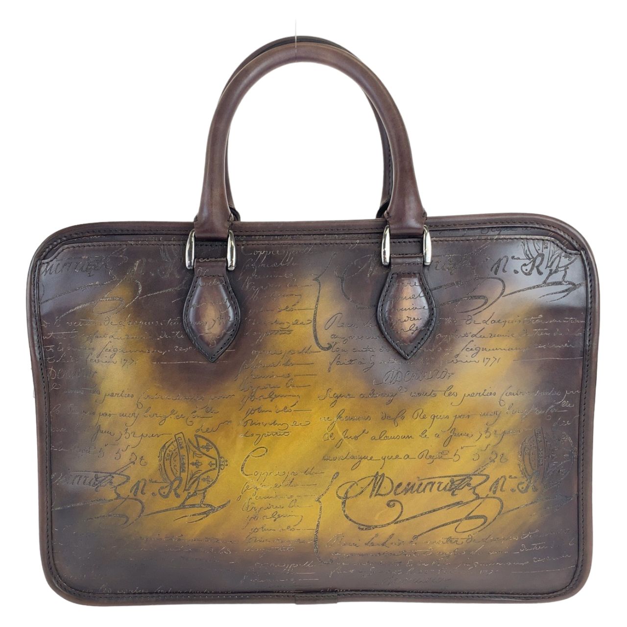 美品 Berluti ベルルッティ アンジュール ミニ カリグラフィ