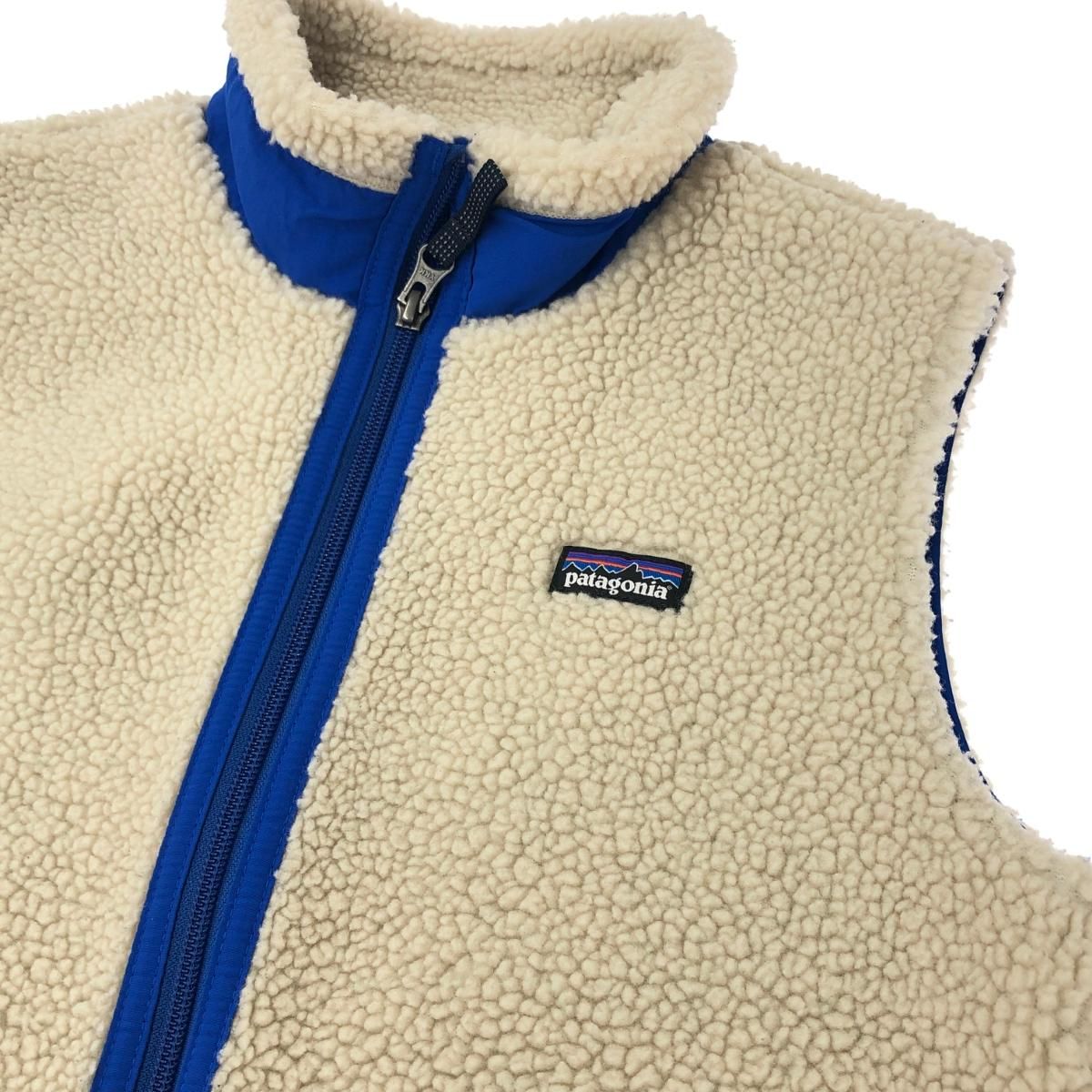 patagonia パタゴニア フリースベスト STY65619 ブルー/ベージュ 