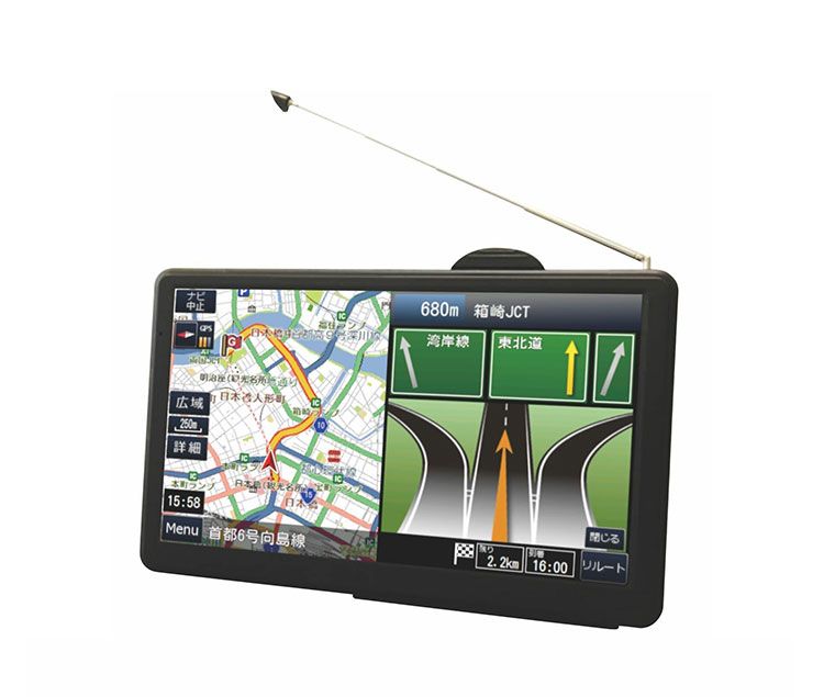 みちびき対応 2025年地図 7インチ ポータブル カーナビ ワンセグ 7