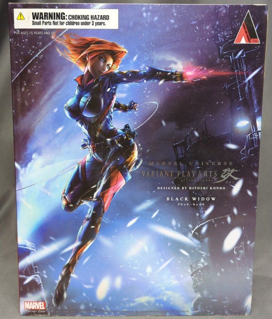 VARIANT PLAY ARTS改 ブラックウィドウ Amazon.com: Marvel Comics Variant - Black Widow Play Arts