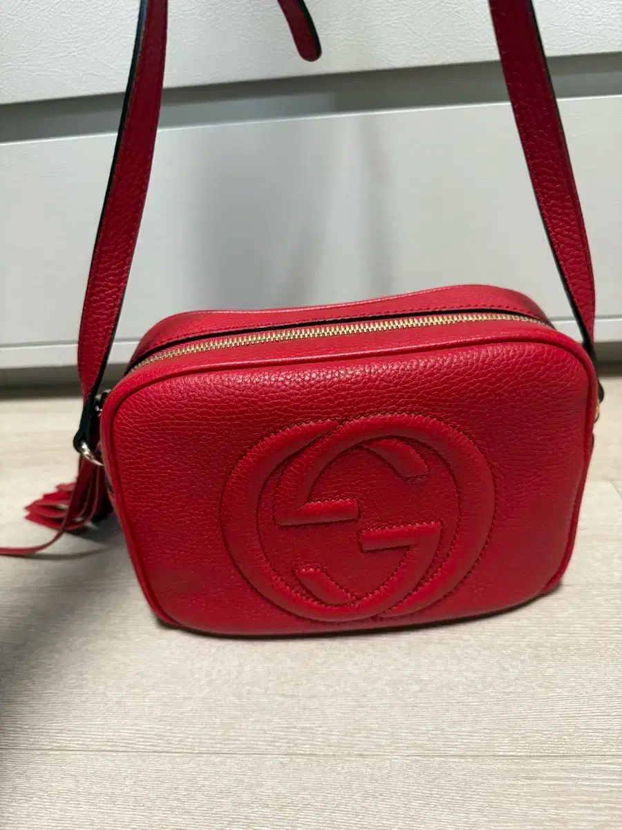 GUCCI グッチ ソーホー ディスコバッグ 赤