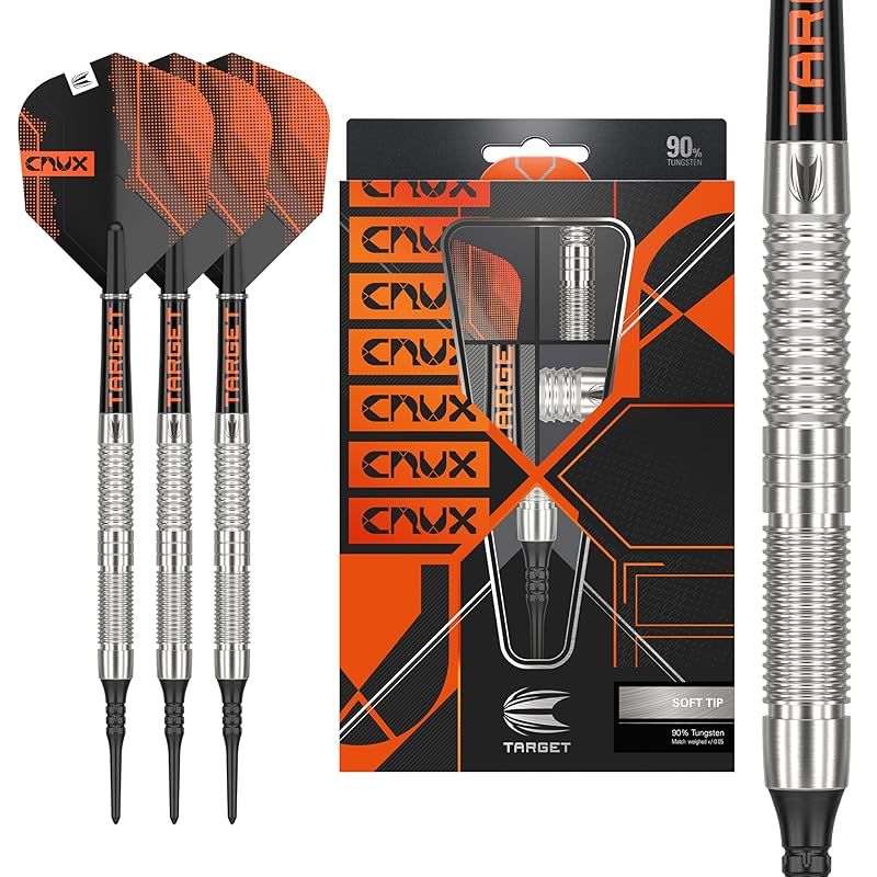 Target Darts Crux 10 20G タングステン90%ソフトチップダーツセット 1