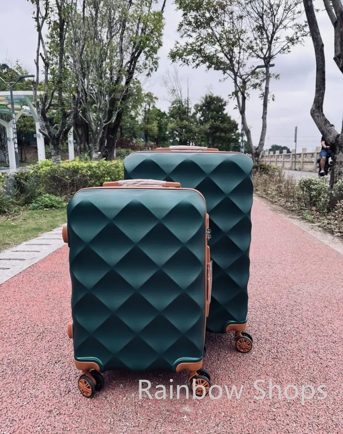 キャリーケース スーツケース 静音 ダブルキャスター 360度回転 TSAローク搭載 機内持込 キャリーバッグ YKKファスナータイプ 耐衝撃 旅