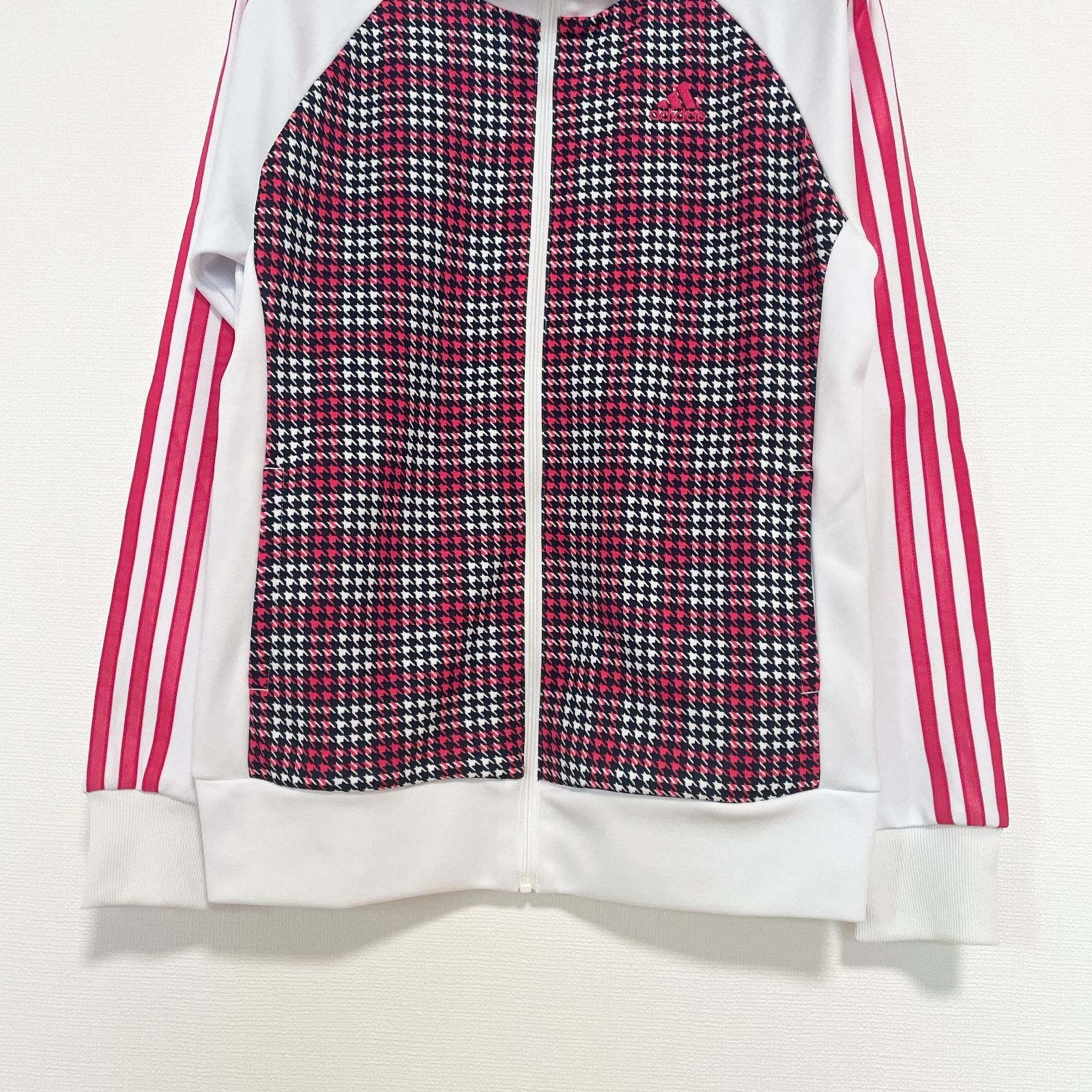 y2k adidas アディダス ジャージ Tommy february6 長袖 チェック 3本 