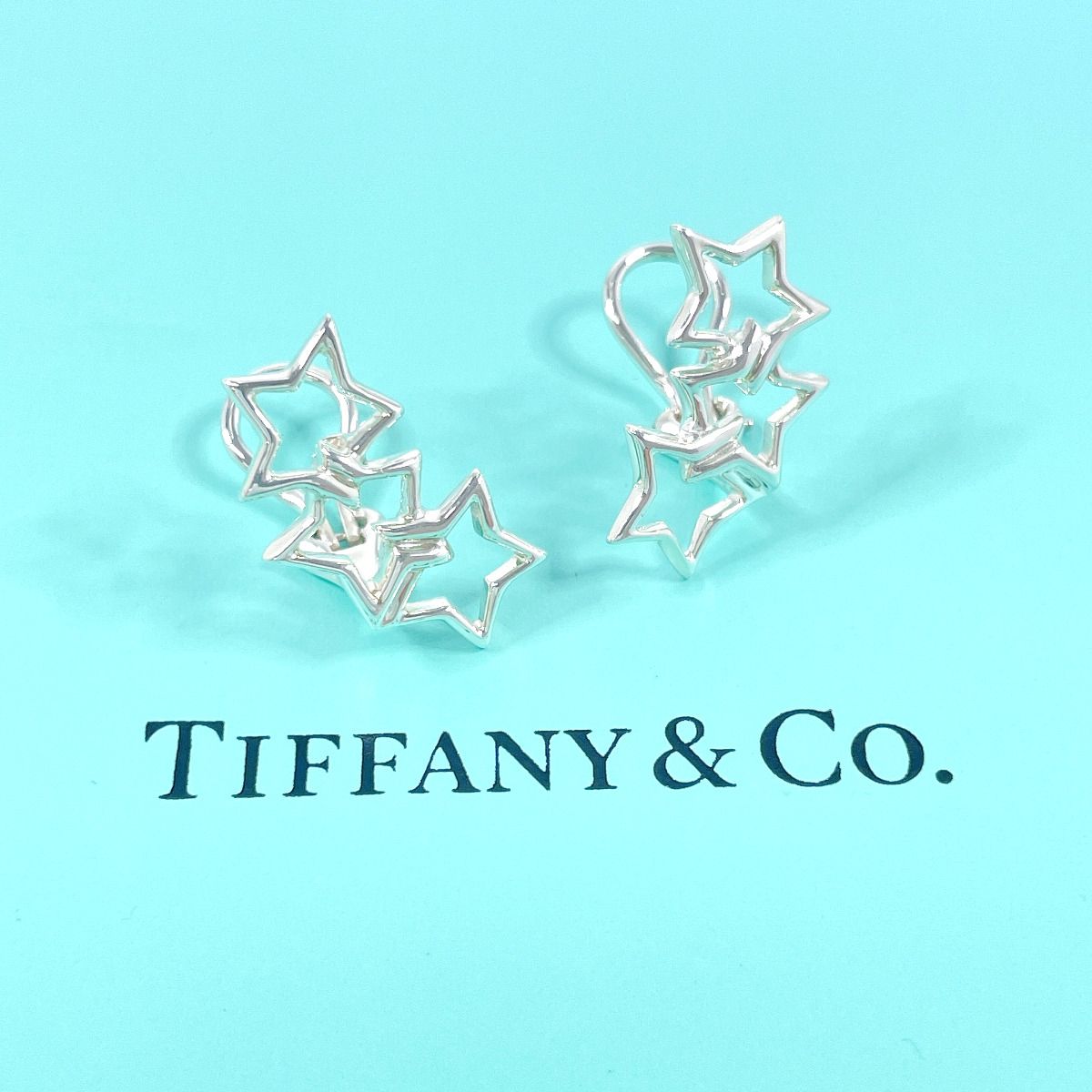ティファニー イヤリング トリプルスター シルバー