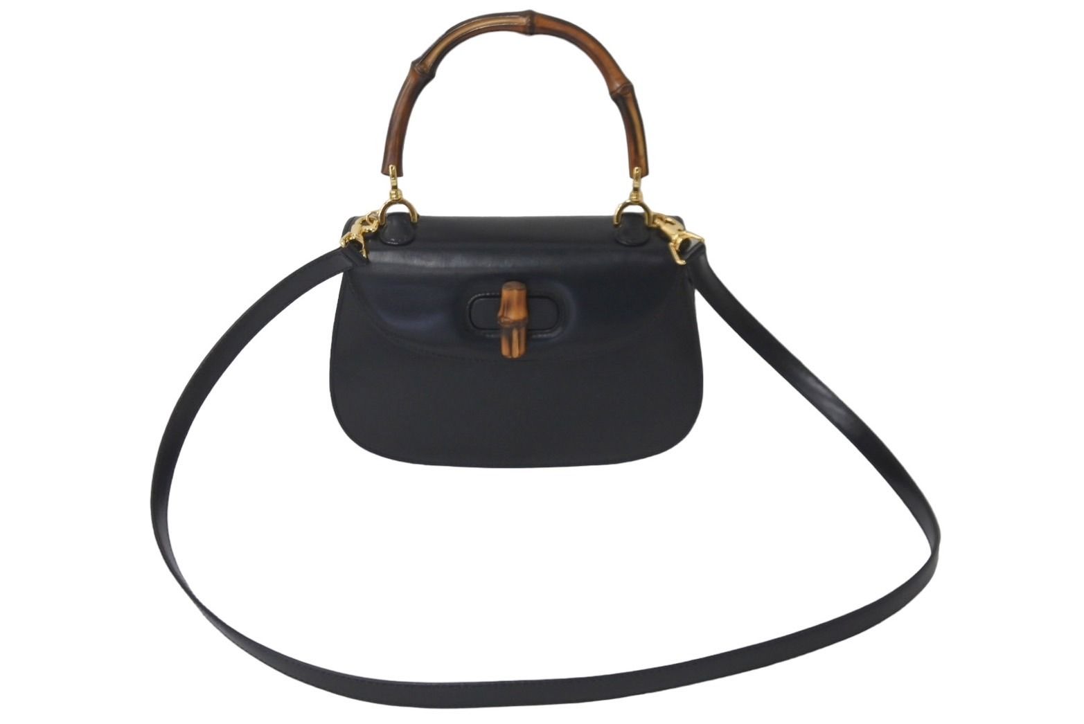 GUCCI グッチ バンブーミニ 2WAYバッグ ハンドバッグ ショルダーバッグ 