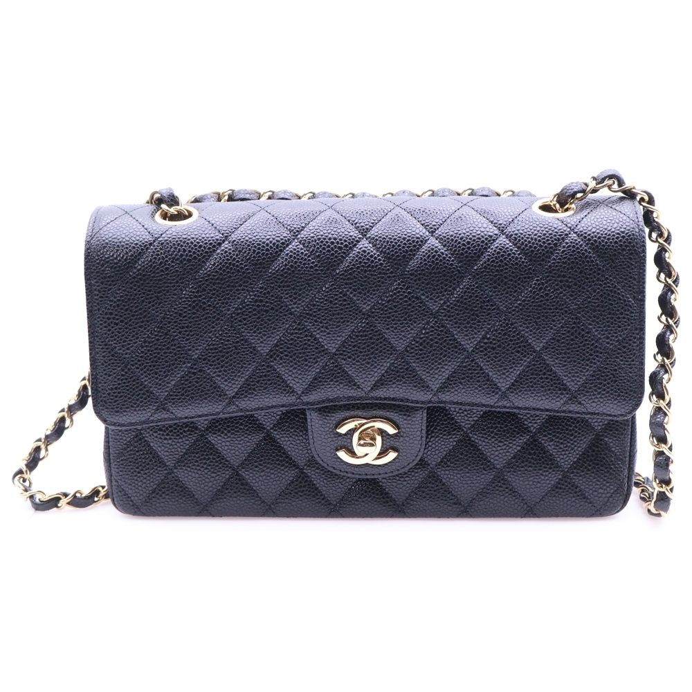 【超美品】 シャネル マトラッセ 25 ダブルフラップ ダブルチェーン #82 シャネル マトラッセ25 キャビアスキン ダブルフラップ ダブル