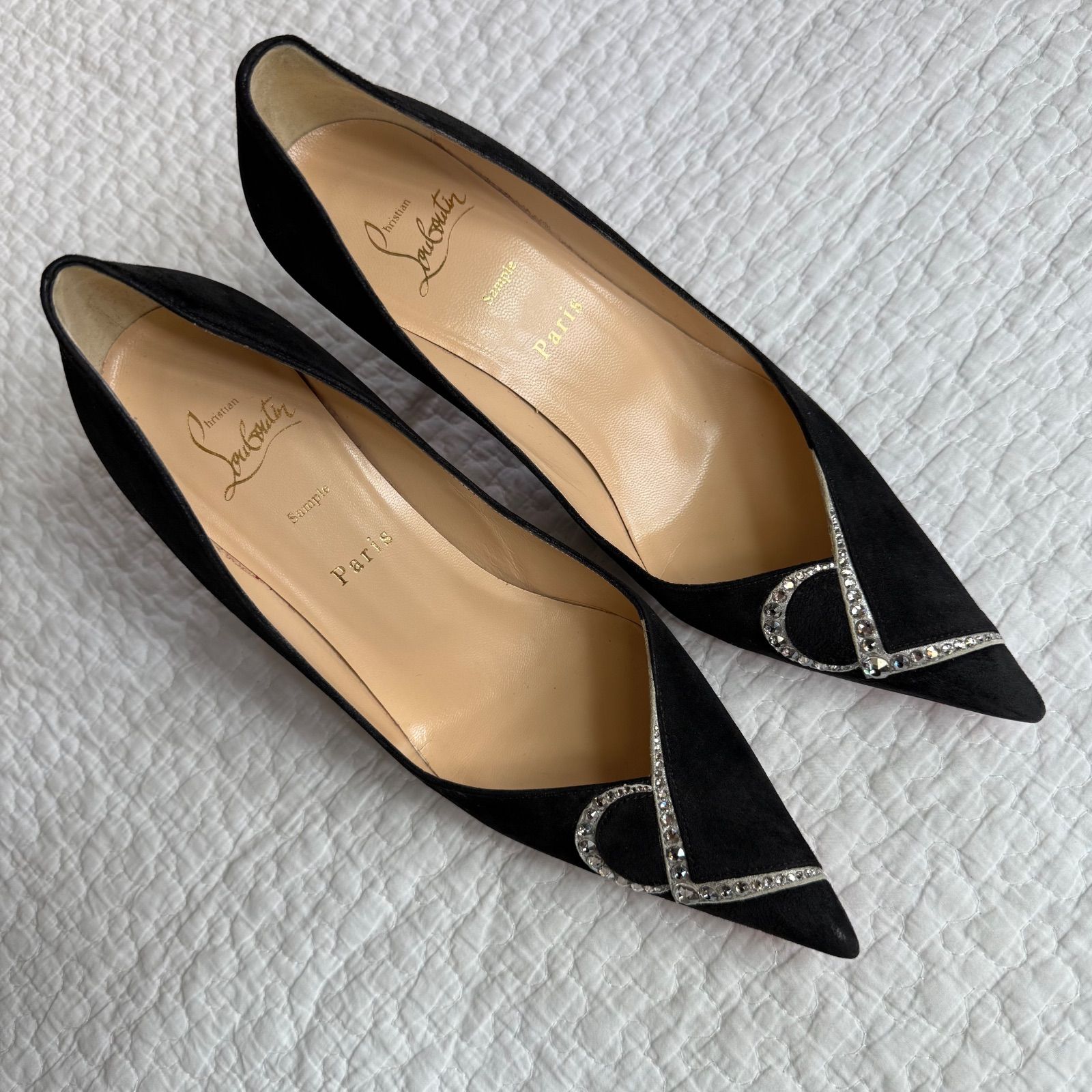美品 希少 Christian Louboutin クリスチャンルブタン スエード 