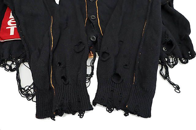 完売品！25ss doublet ダブレット デニムカーディガン M ダブレット doublet 25SS RECYCLE DENIM YARN CARDIGAN