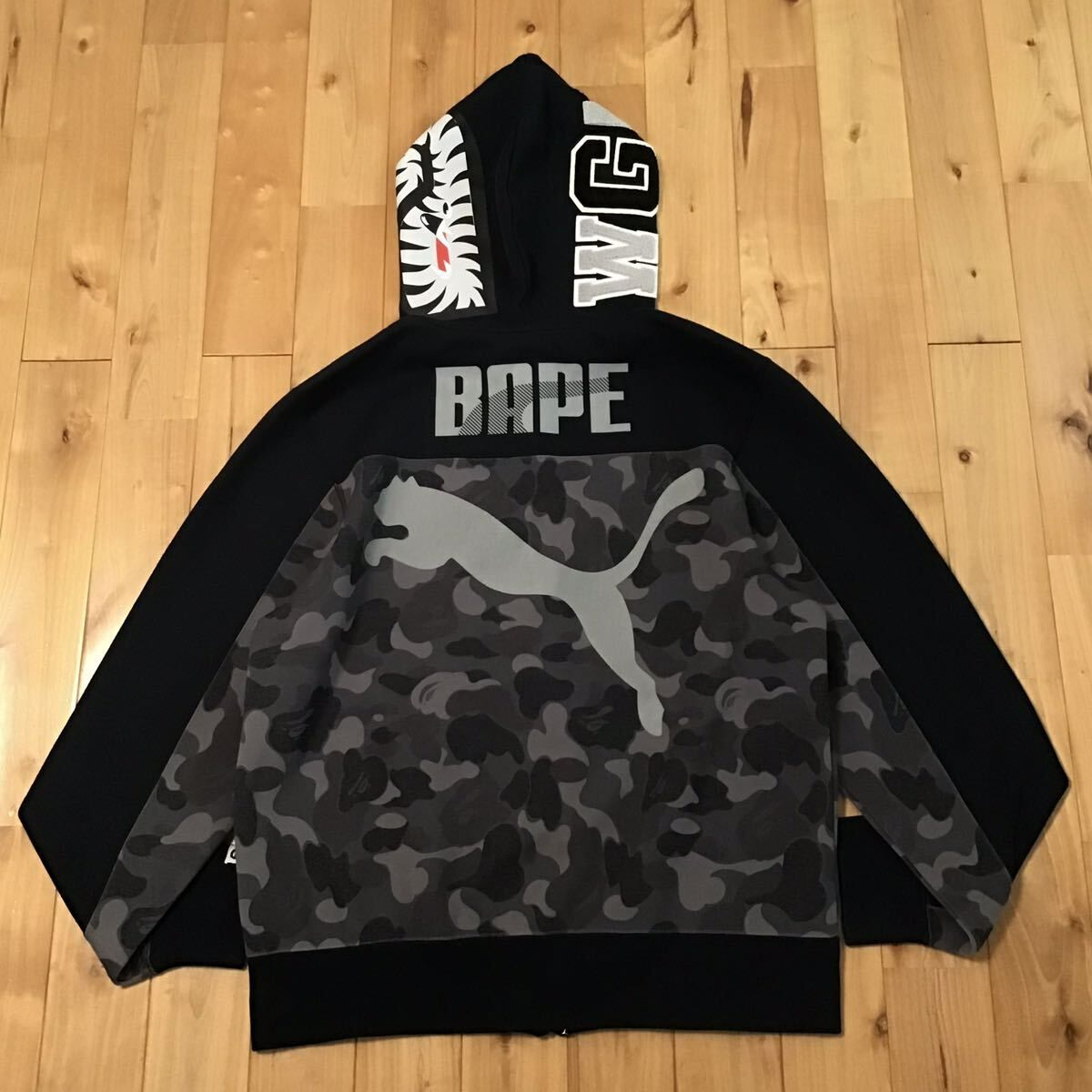 ☆XL☆ PUMA × BAPE シャーク パーカー shark full zip hoodie a 
