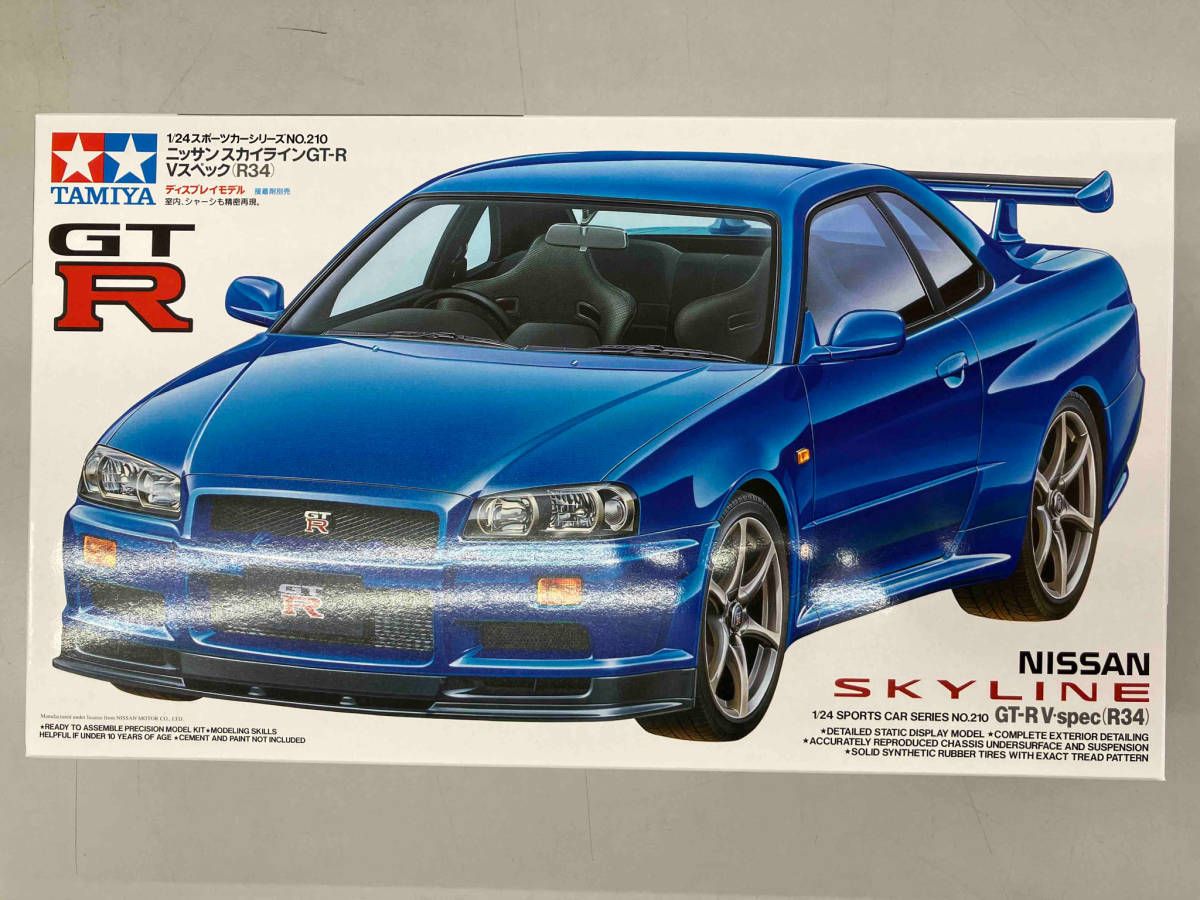 プラモデル タミヤ ニッサン スカイライン GT-R Vスペック R34 1/24